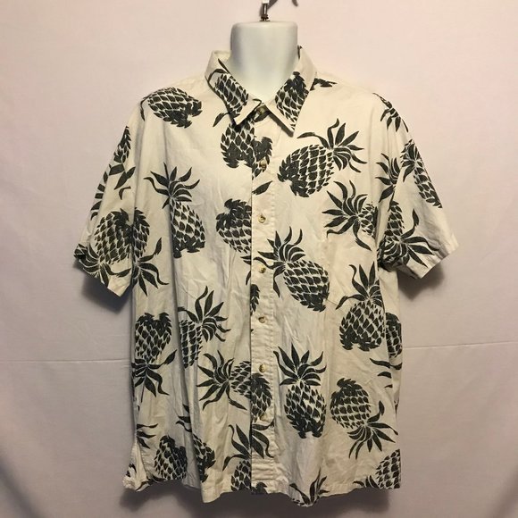 RJC Robert J Clancey 100% Cotton Hawaiian Shirt - Picture 1 of 5